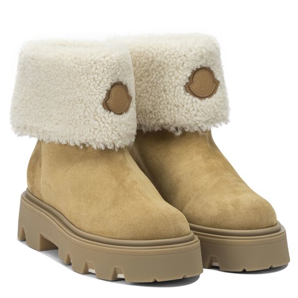 Moncler Stivaletti Aurea In Shearling IT 38 Women - Picture 2 of 5